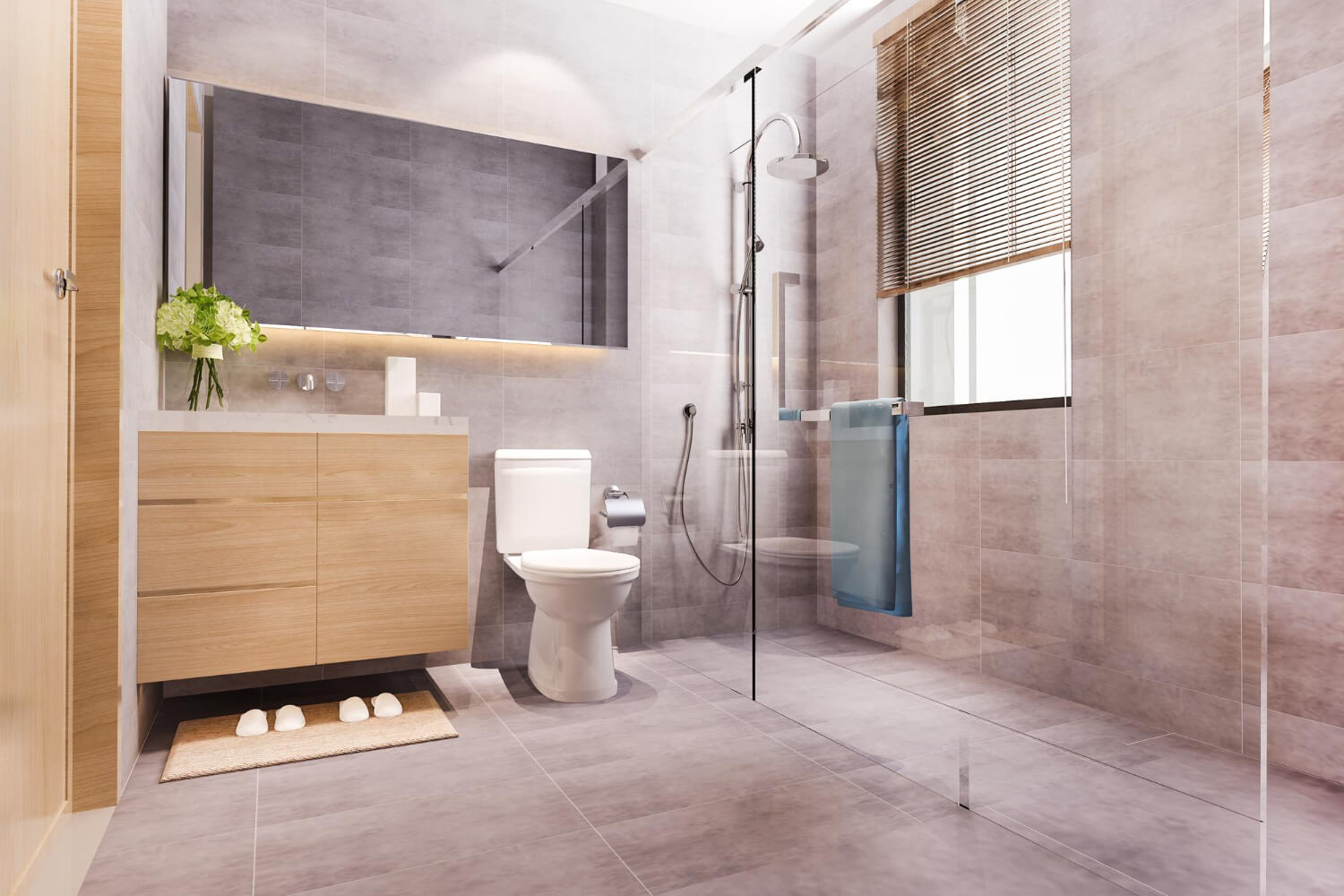 Como limpar ralo de banheiro: banheiro com mármore