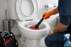 Desentupimento de vaso sanitário urgente