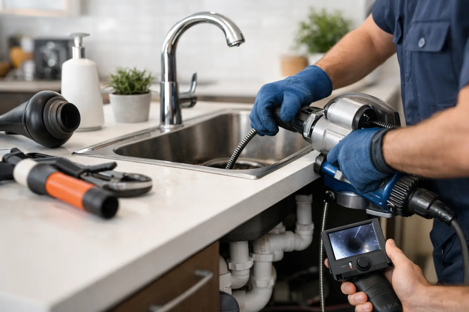 Guia para desentupimento sem quebra em casa