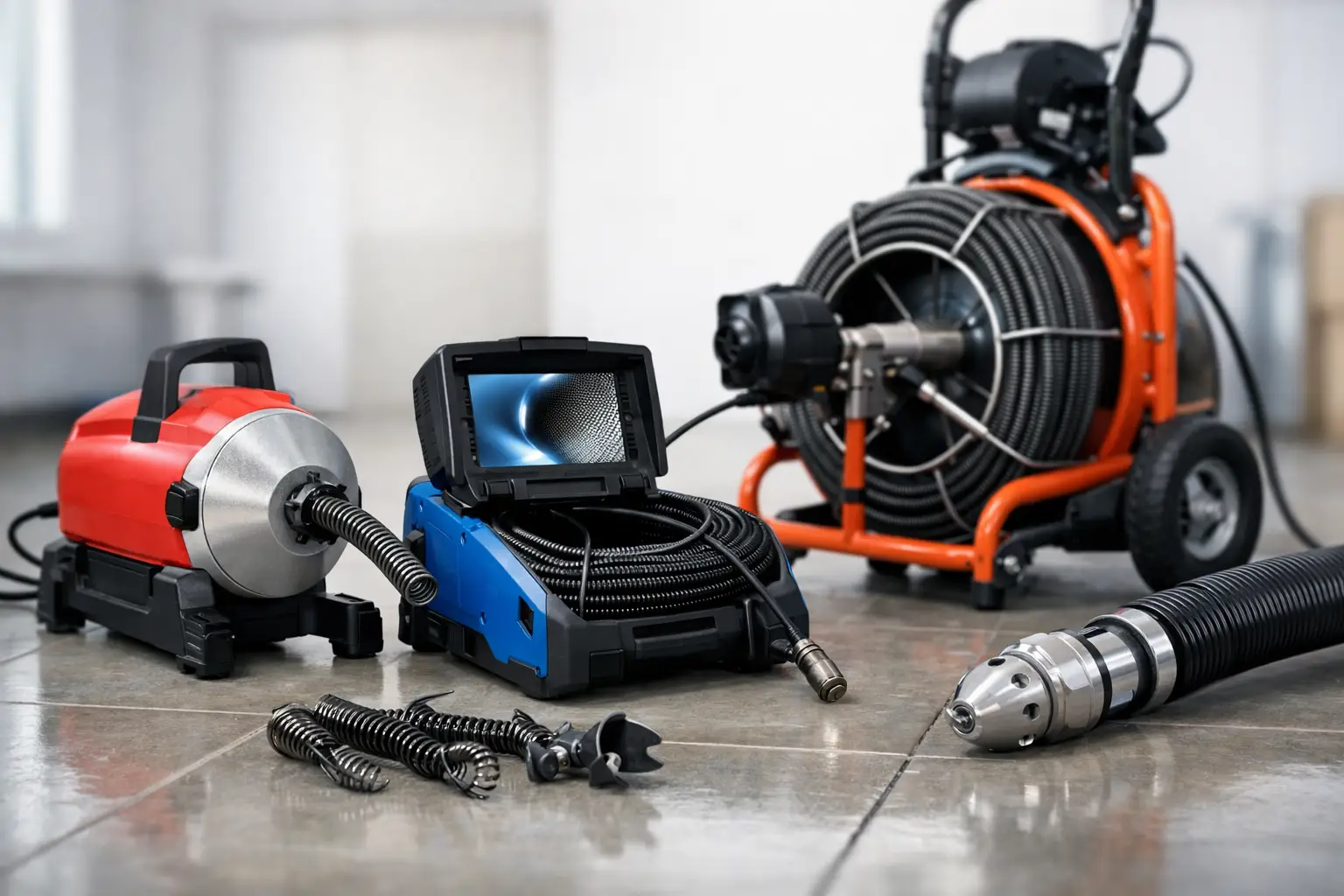Equipamentos modernos para desentupimento