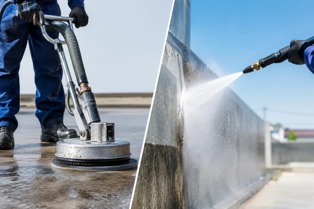 Limpeza mecânica versus hidrojateamento: qual usar?